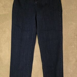 INC International Concepts Dark Indigo Straight Leg Jeans